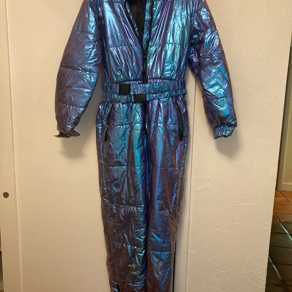 Club Exx Iridescent Blue Women's snowsuit